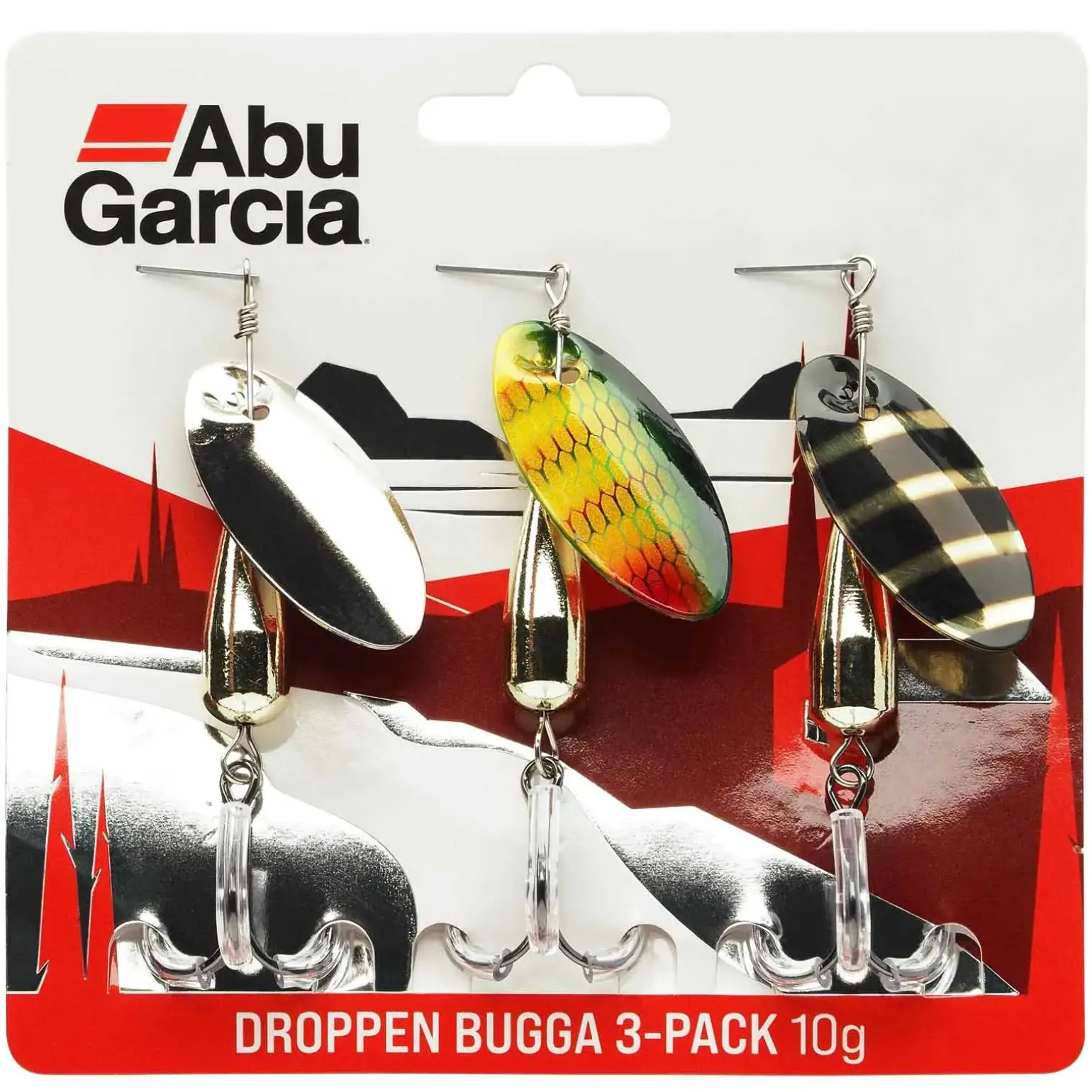 Abu Garcia Droppen Bugga 10,0g 3-Pack Spinner-Set