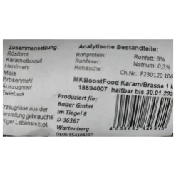 Balzer Matze Koch Boost Food Brasse  Grundfutter