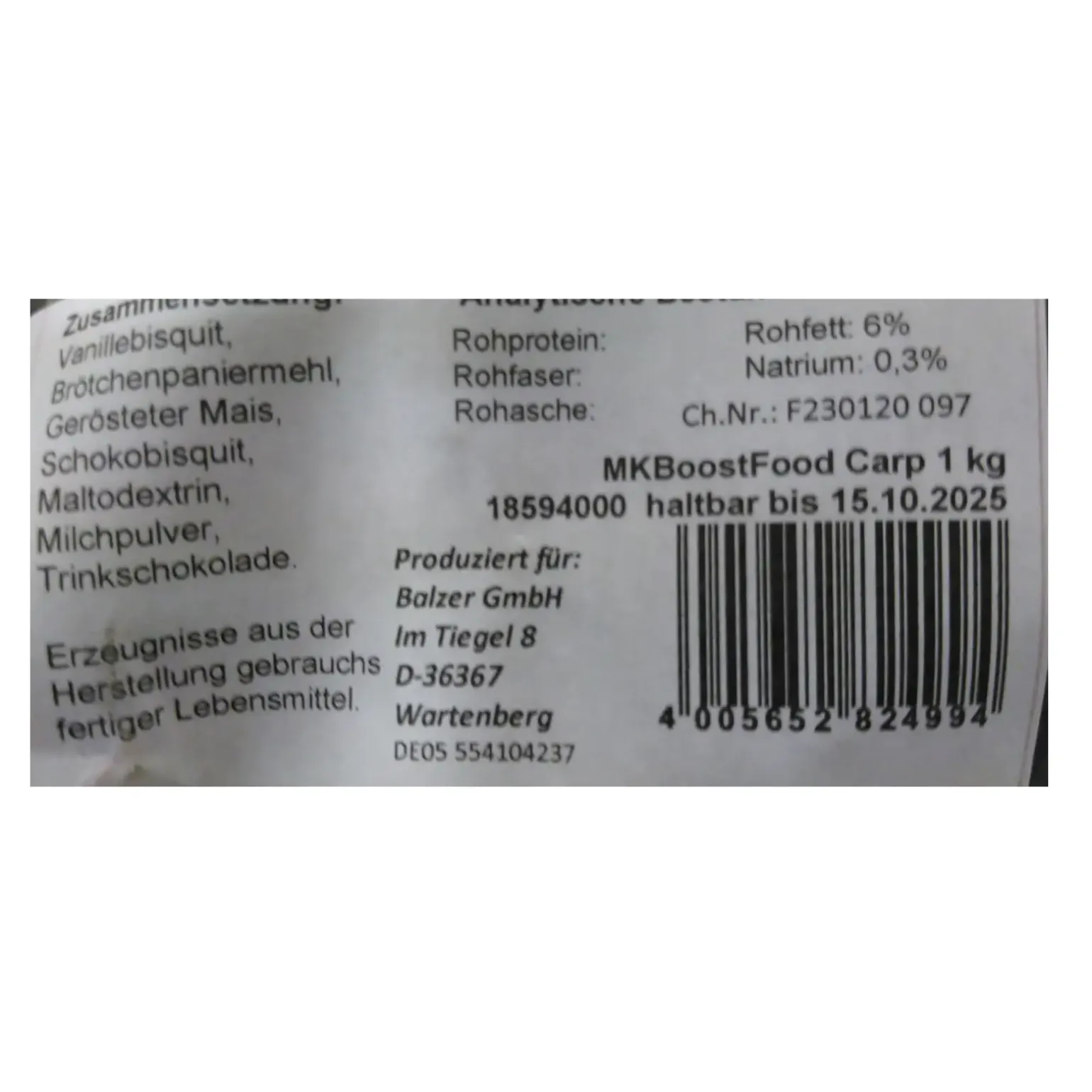 Balzer Matze Koch Boost Food Carp Grundfutter