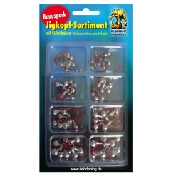 Behr Jigkopf Set 64 Stück Gewicht: 0,8g - 5g