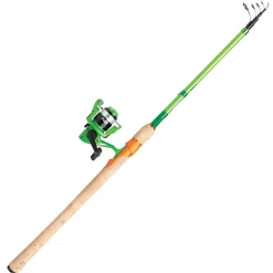 Berkley Flex™ Trout Tele Spinning Combo 2,40m – Forellenteichrute Angelset – Rute & Rolle & Schnur