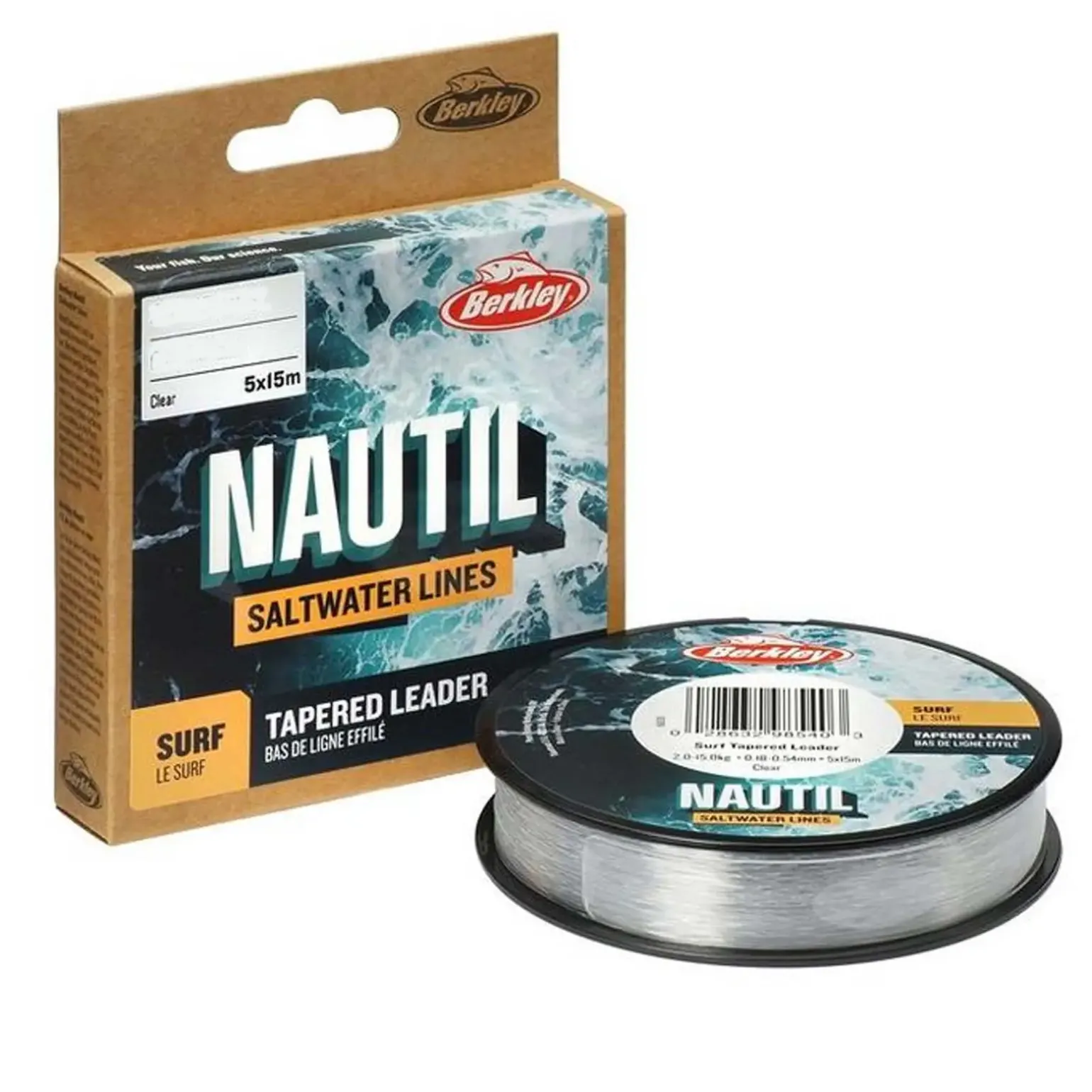 Berkley Nautil Surf Tapared 200m 0,28-0,57mm Monofile Angelschnur