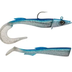 Berkley PowerBait Sandeel 21cm 160g Metallic Blue Gummifisch Meeresangeln