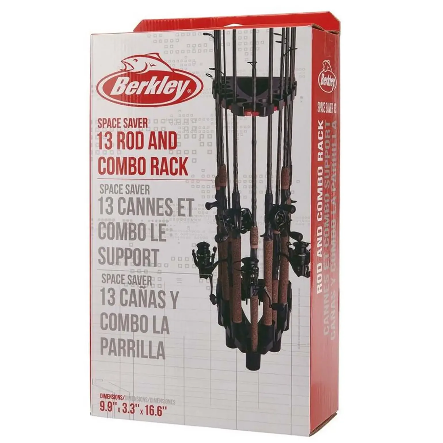 Berkley Space Saver 13 Rod or Combo Rack – Rutenhalter. Rutenlagerung