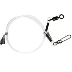 BKK Fluorocarbon leader HD Pike Snap 50cm 90lb Fluorocarbon Vorfach