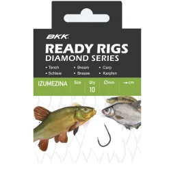 BKK Ready Rig Diamond-Izumezina BN 6#, Ø 0,20 Friedfisch Vorfachhaken gebunden