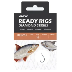 BKK Ready Rig Diamond-Keiryu BN 6#, Ø 0,18 Friedfisch Vorfachhaken gebunden