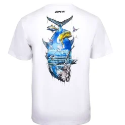 BKK Short Sleeve Casual Shirt - Brand Values Gt - White Gr. M T-Shirt