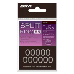 BKK Split Ring-55 Stainless 4# Sprengring