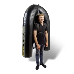 Black Cat Battle Boat Belly Boot