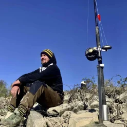 Black Cat Edelstahl-Rutenhalter 0,85m