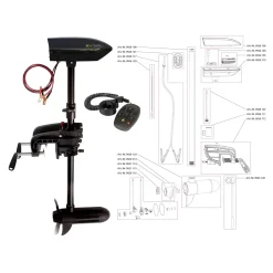 Black Cat Elektro-Außenbordmotor BC 2400