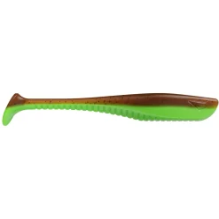 Capt`n Greenfin SAMBA PADDLE 12cm Green Pumpkin Protein Softbait