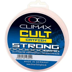 Climax Catfish strong 0,50mm 50kg Weiß Welsangelschnur Geflochten Meterware