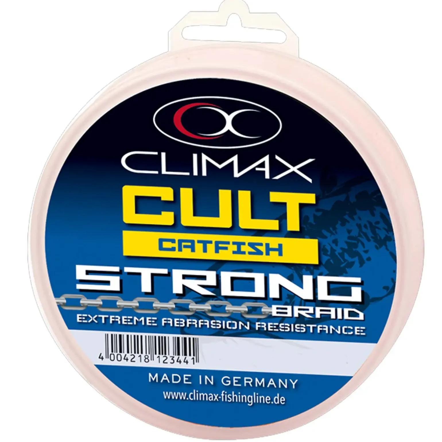 Climax Catfish strong 0,50mm 50kg Weiß Welsangelschnur Geflochten Meterware