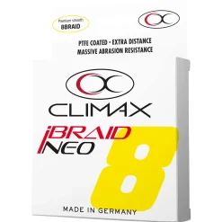 Climax iBraid NEO 135m 0,20mm gelb (non UV) Geflochtene Angelschnur