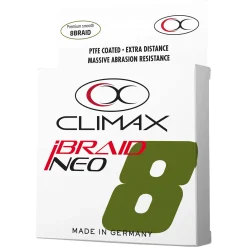 Climax iBraid NEO 135m 0,22mm olive Geflochtene Angelschnur