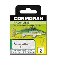 Cormoran Profiline Zander - Ryderhaken gebunden Gr.2