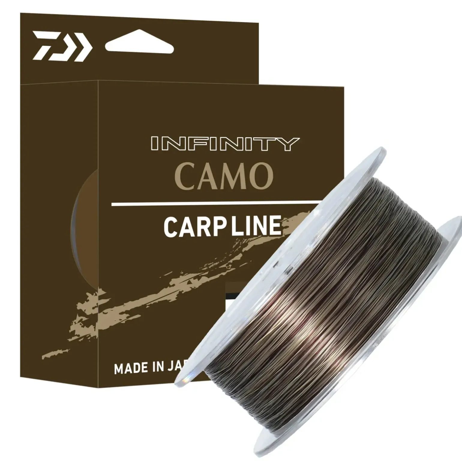 Daiwa Infinity Camo 0.410mm - 500m Brown Camo monofile Karpfenschnur