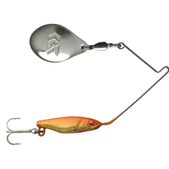 Daiwa Prorex Micro Spinner Fish TG - 5.3gr Chromed Orange Spinnerbait