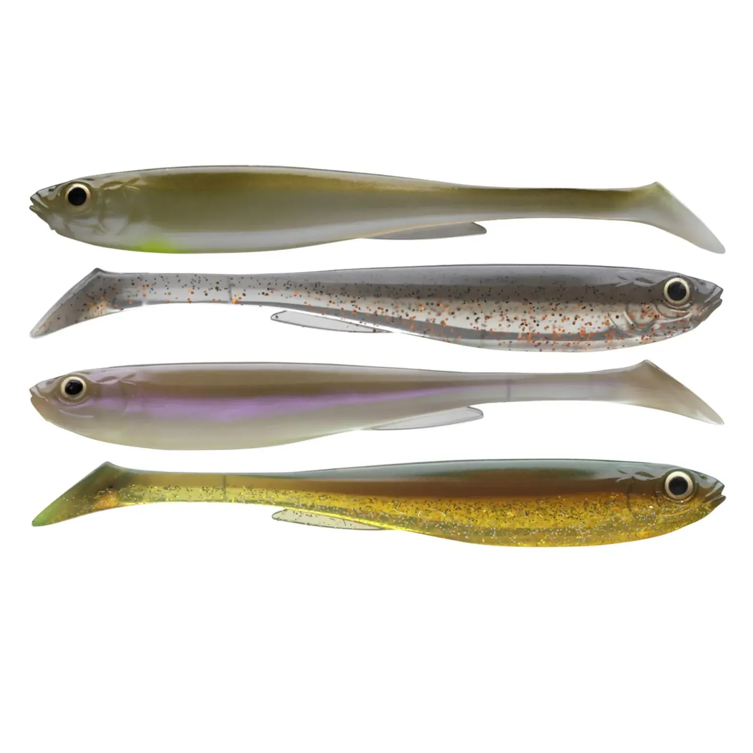 Daiwa Prorex Slim Shady Nature Color Set 13.5cm 4St. Gummifischset