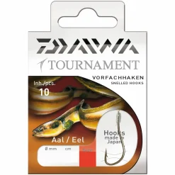 Daiwa Tournament Aalhaken Gr. 4 Gebundene Vorfachhaken