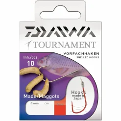 Daiwa Tournament Madenhaken Gr.10 Gebundene Vorfachhaken