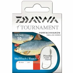 Daiwa Tournament Rotaugenhaken Gr.12 Gebundene Vorfachhaken