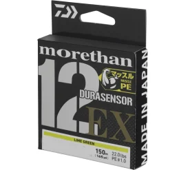 Daiwa UVF Morethan Durasensor x12EX+Si3 0,06mm-150m Lime Green Geflochtene Schnur