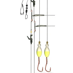 Dega Brandungsvorfach Yellow/White Größe 2/0 Brandungsvorfach gebunden