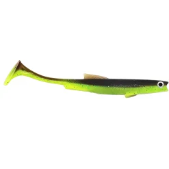 Fishing Ghost RenkyShad SLIM 12cm Choco Chartreuse Gummifisch