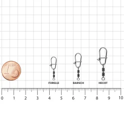 Fishing-King Tackle Forelle Duolock Snap + Double Swivel