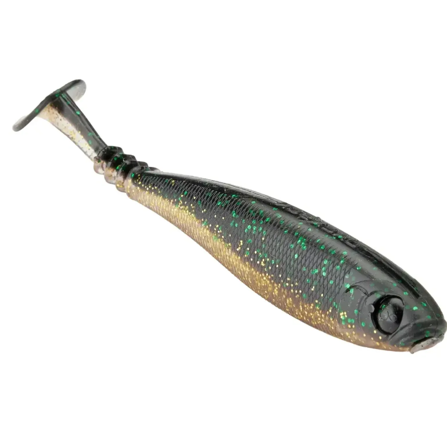 Fishing-King Tackle Pure Slim Shad 7,5cm Midnight Black Gummifisch
