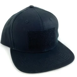 FishXplorer Snapback Cap Wasser- & Uv Resistent Schwarz mit 1 Fishxplorer-Patch