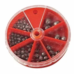 Fladen Splitshot Klemmschrot Set bleifrei 4-12mm 7 Gewichte – Alternative zu Klemmblei