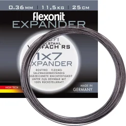 flexonit Expander 1x7 0,36mm Meterware Länge 10m Stahlvorfach