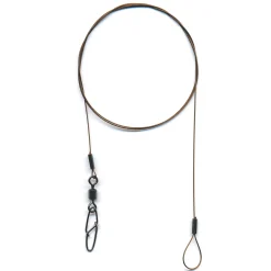 flexonit MS Vorfach AE New Snap/Swivel 0,20mm 2Stk. 50cm Stahlvorfach