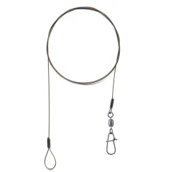 Flexonit Vorfach AEN-BKK 7x7 Snap/Loop 0,36mm 2Stück 50cm  Stahlvorfach