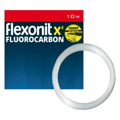 flexonit X² Fluoro Trout 0,18mm 10m 2,5kg Vorfachmaterial