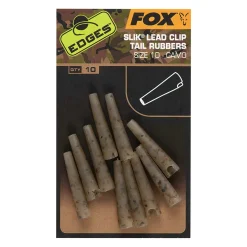 Fox Edges Camo Size 10 Slik lead clip tail rubber Karpfenzubehör