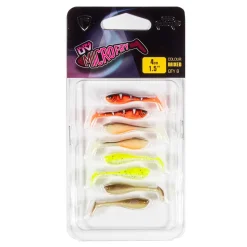 Fox Rage UV Micro Fry  4cm x 8St. Gummifisch-Set