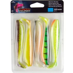 Fox Rage Zander Pro Shad 12cm x5 Mixed UV colour Pack Gummifisch Set