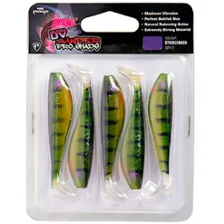 Fox Rage Zander Pro Ultra UV 10cm/4" Stickleback x 5pc Gummifisch