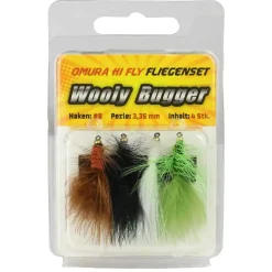 FTM Omura Hi-Fly Wooly Bugger  #8 Fliegenset