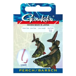 Gamakatsu Barsch 50cm 5260R Gr. 6 Vorfachhaken