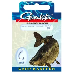 Gamakatsu Karpfen 3510F Gr.4 60cm Vorfachhaken