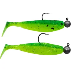 Gunki G'Bump 80 Ready To Catch Lime Chart Pep Gummifisch