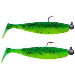 Gunki G'Bump 140 Ready To Catch Lime Chart Pep Gummifisch