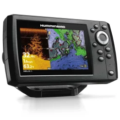 Humminbird Helix 5 Chirp GPS DI G3 Down Imaging GPS Kartenplotter Echolot - Komplett mit Geber