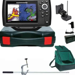 Humminbird Helix 5 Chirp GPS G3 GPS Kartenplotter Echolot Portabel Master Plus- Komplett mit Geber